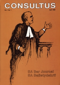 Cover: Consultus April 1988