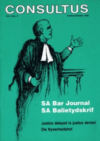 Cover: Consultus October 1989