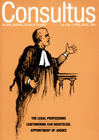 Cover: Consultus April 1991