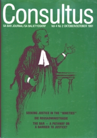 Cover: Consultus October 1991