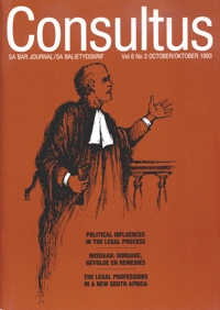 Cover: Consultus October 1993