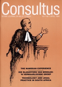Cover: Consultus April 1994