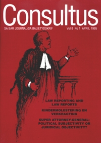 Cover: Consultus April 1995