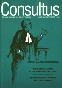 Cover: Consultus November 1995