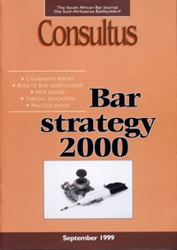 Cover: Consultus September 1999