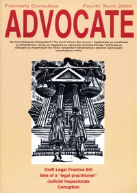 Cover: Advocate Fourth Term 2000