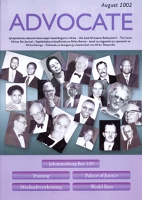Cover: Advocate August 2002