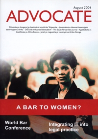 Cover: Advocate August 2004