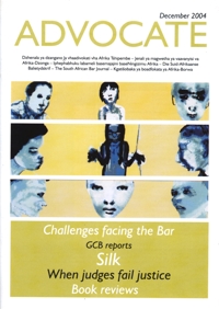 Cover: Advocate December 2004