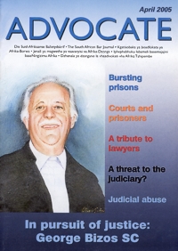 Cover: Advocate April 2005