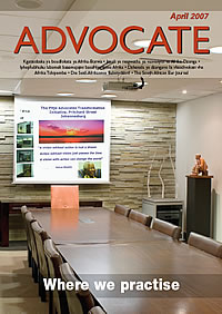 Cover: Advocate April 2007