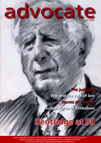 Cover: Advocate April 2008