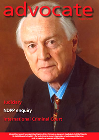 Cover: Advocate August 2008