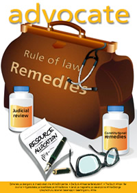 Cover: Advocate April 2011