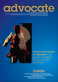 Cover: Advocate December 2012