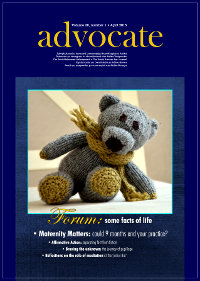 Cover: Advocate April 2015