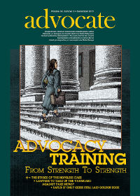 Cover: Advocate December 2017