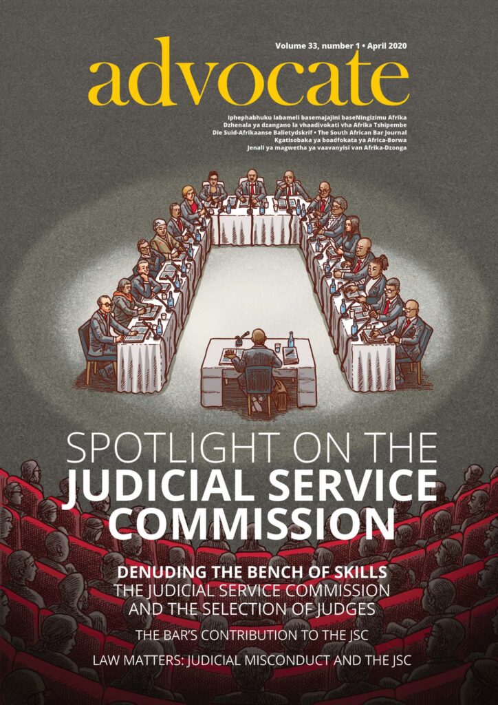 Cover: Advocate April 2020