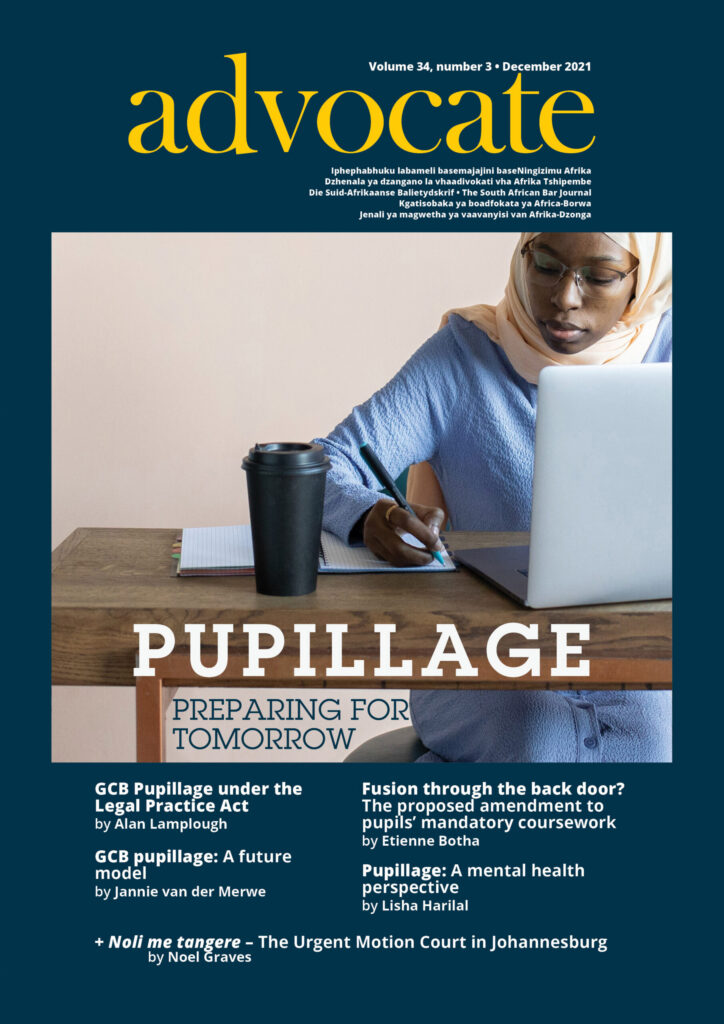 Cover: Advocate December 2021