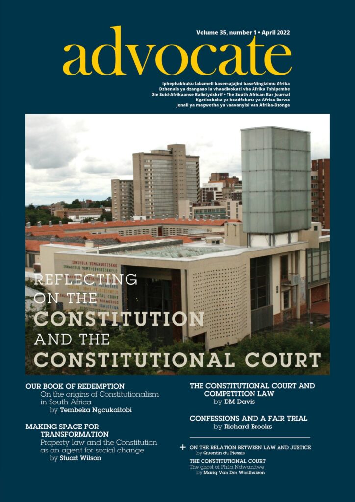 Cover: Advocate April 2022