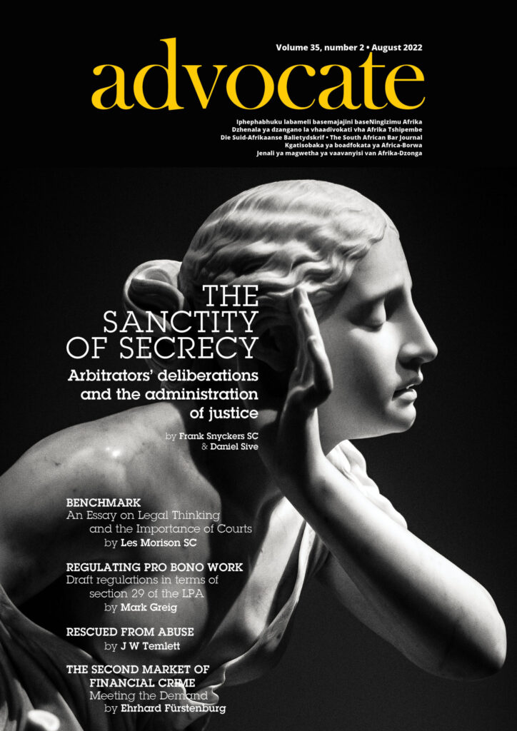 Cover: Advocate August 2022