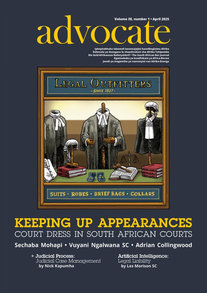Cover: Advocate April 2025
