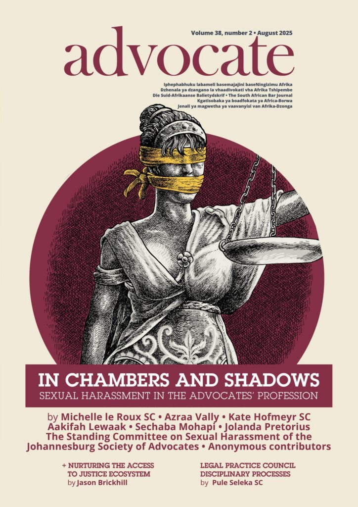 Cover: Advocate August 2025