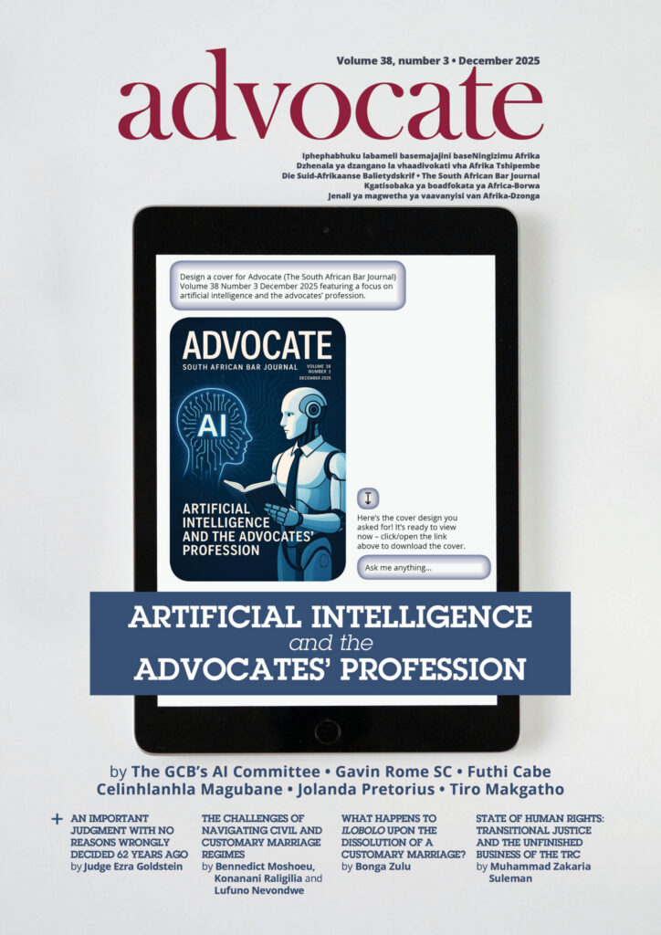 Cover: Advocate December 2025
