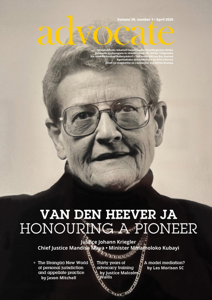 Cover: Advocate April 2026